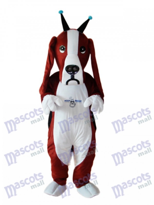Mascotte de chien de Basset révisée Costume adulte