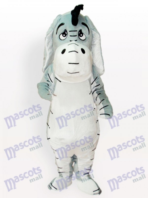 Costume de mascotte adulte âne grise