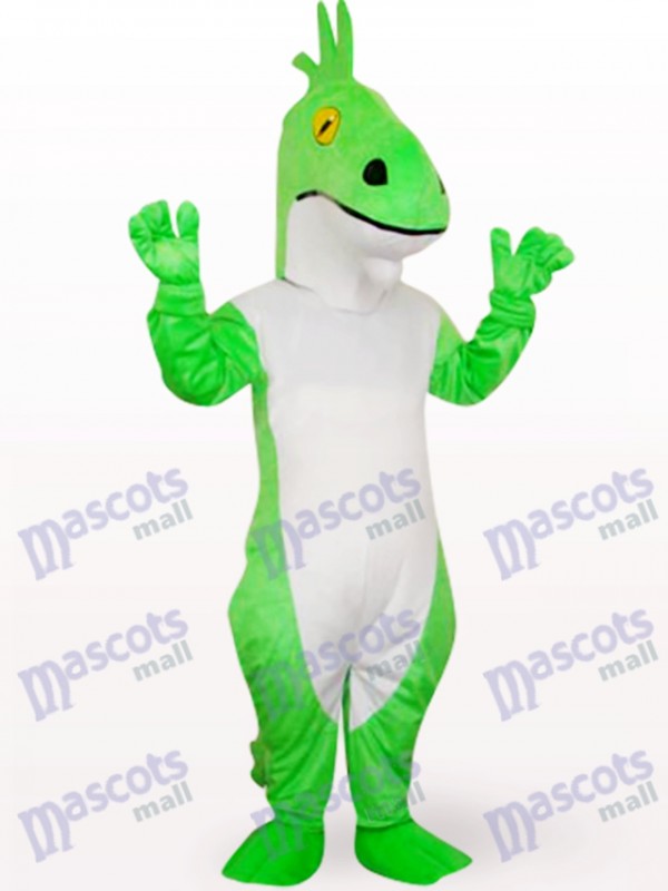 Costume de mascotte animale Dragon vert