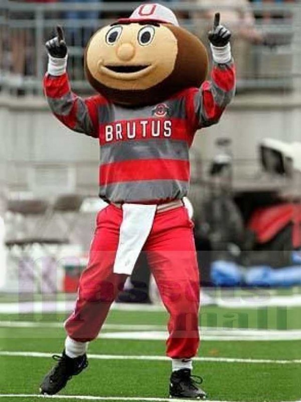 Brutus Buckeye costume de mascotte