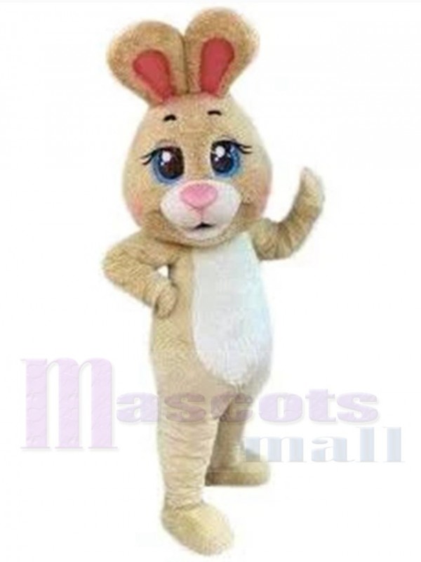 Lapin de Pâques costume de mascotte
