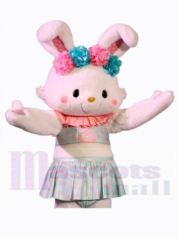 Lapin de Pâques costume de mascotte