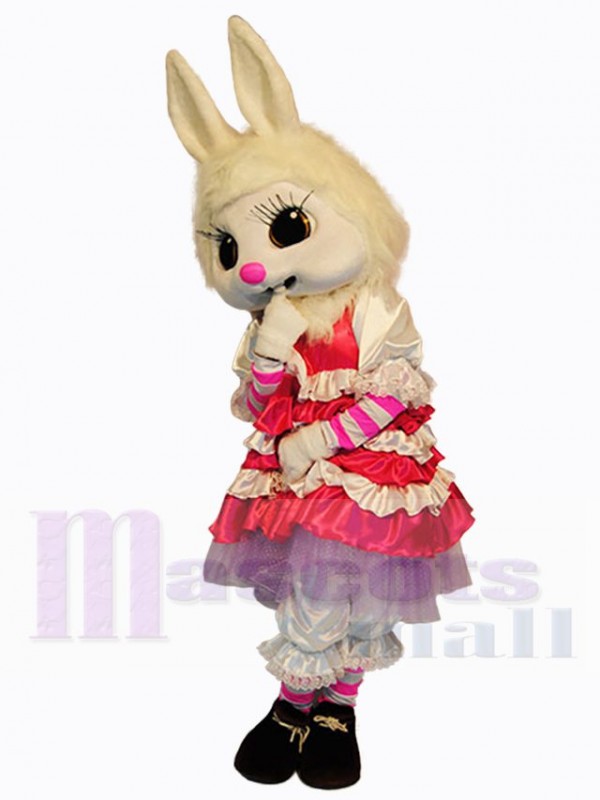 Lapin de Pâques costume de mascotte
