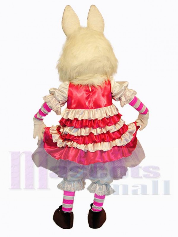 Lapin de Pâques costume de mascotte