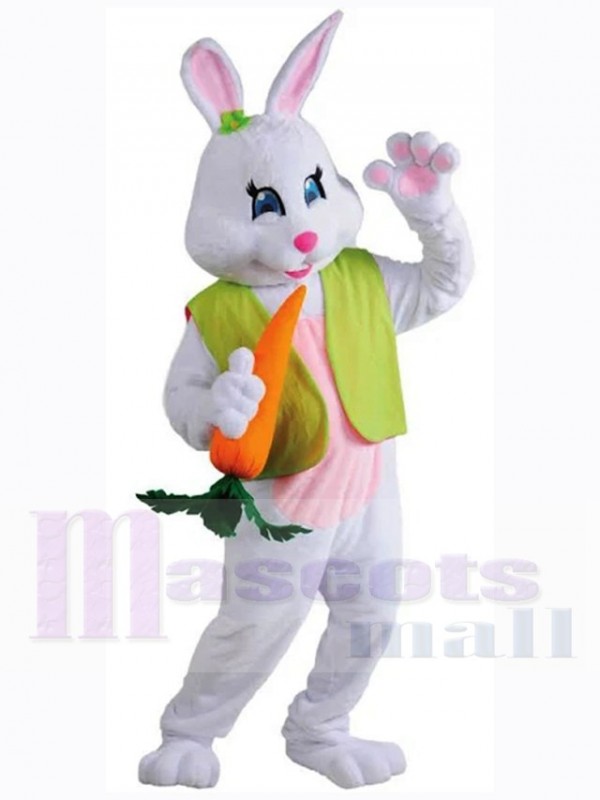 Lapin de Pâques costume de mascotte
