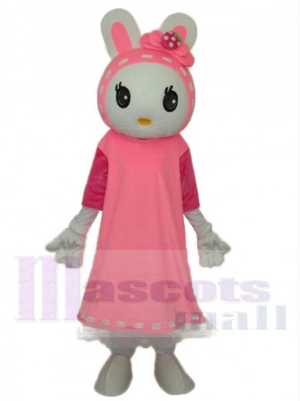 Lapin de Pâques costume de mascotte