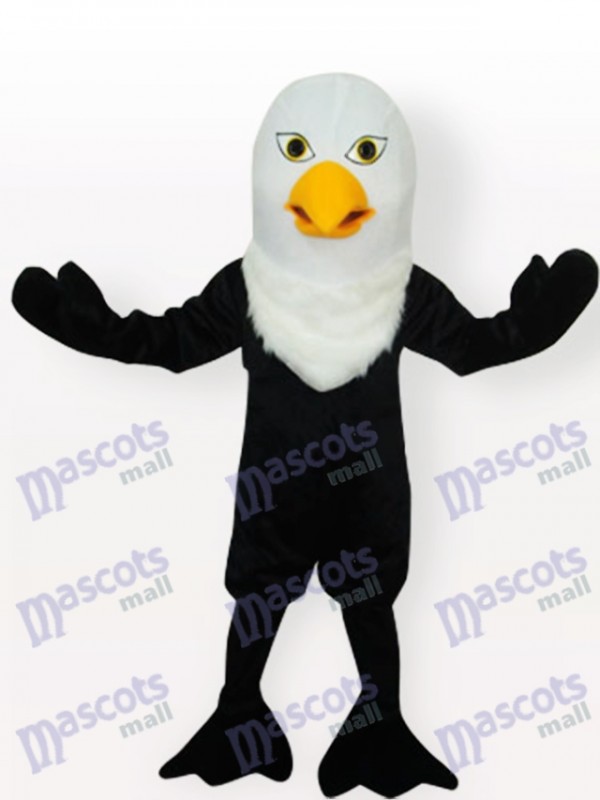 Costume de mascotte adulte aigle noir