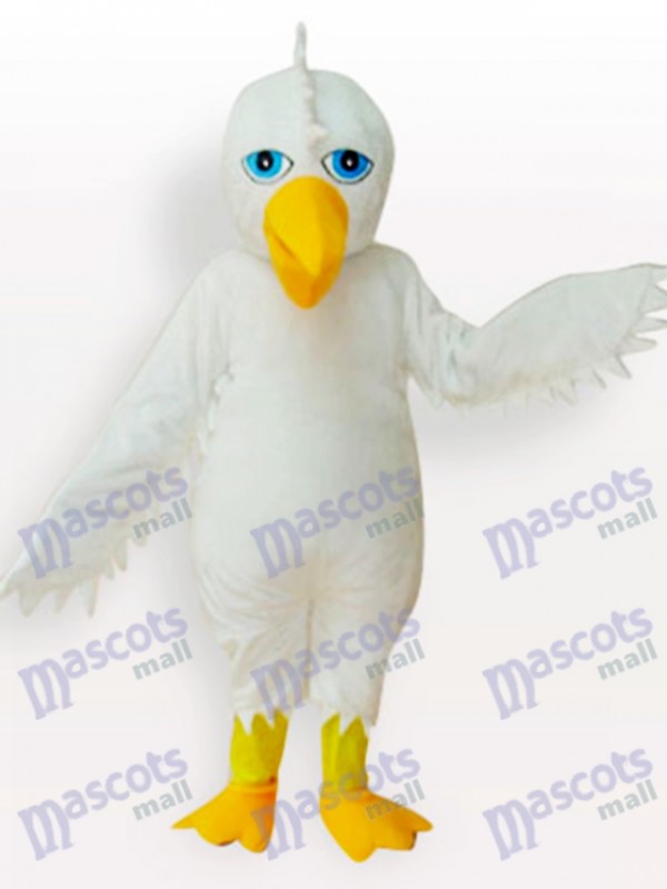 Costume de mascotte adulte aigle blanc