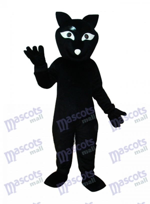 Costume de mascotte renard noir adulte