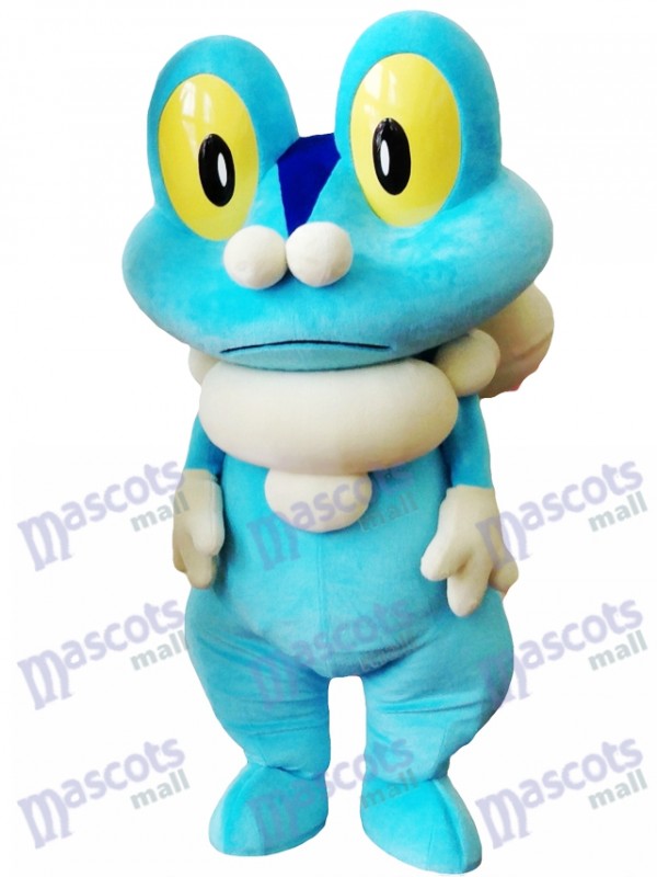 Costume de mascotte Froakie de grenouille bleue Pokémon de Pokémon GO Pocket Monster