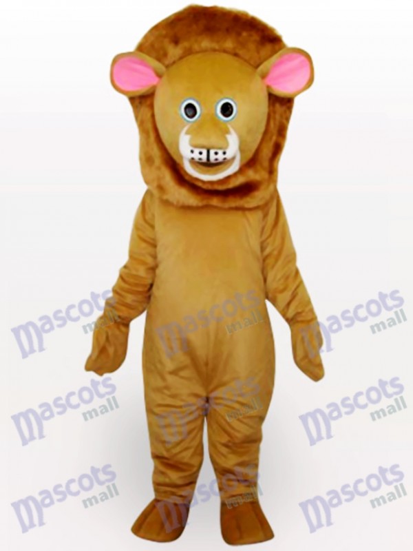 Déguisement de mascotte adulte lion brun animal