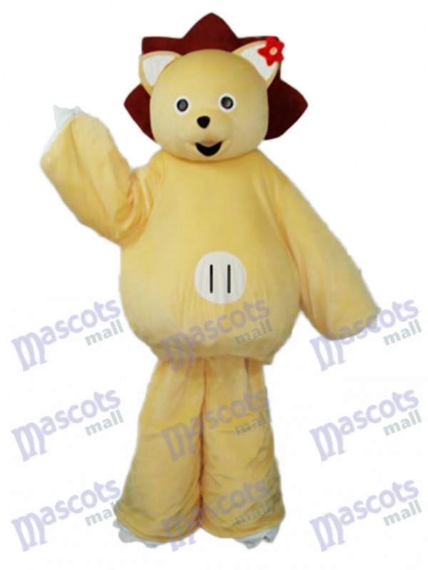 Mascotte Lion d'Or Costume Adulte Animal