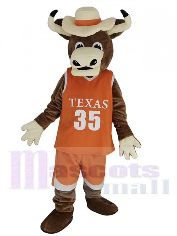 Taureau costume de mascotte