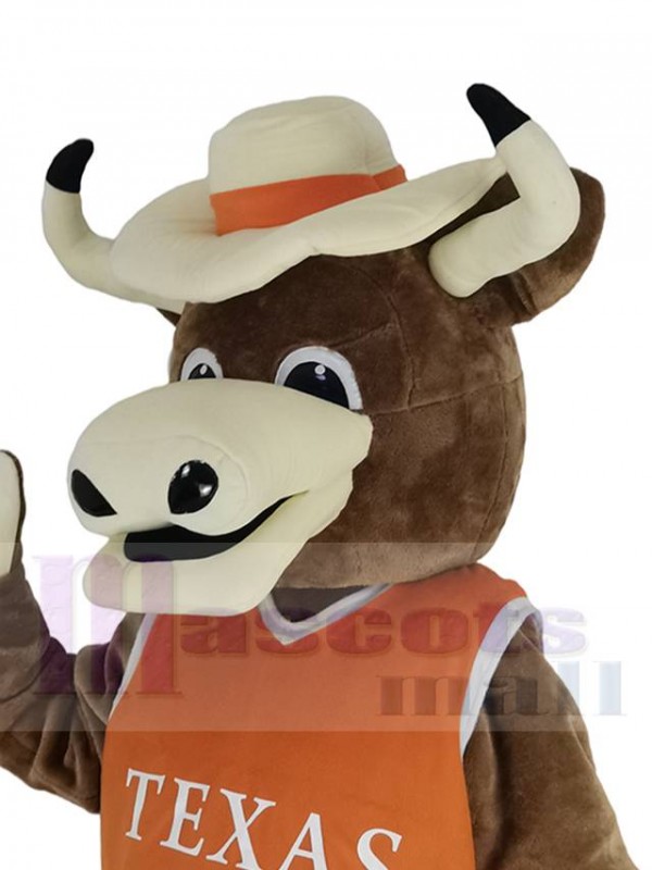 Taureau costume de mascotte