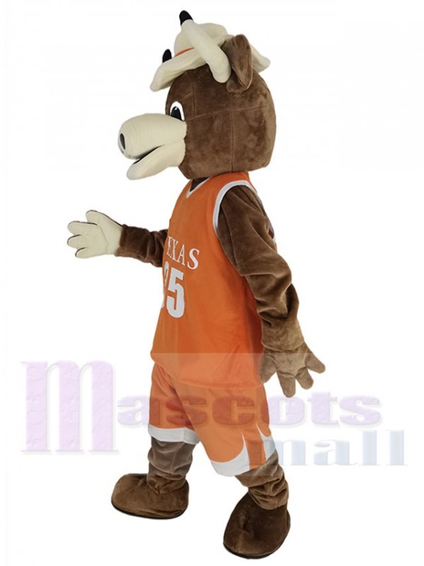 Taureau costume de mascotte