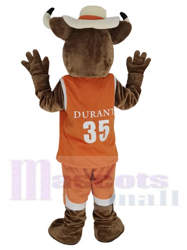Taureau costume de mascotte