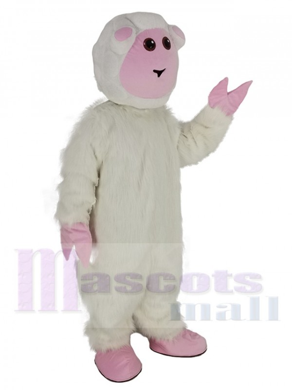 Chèvre Le mouton costume de mascotte