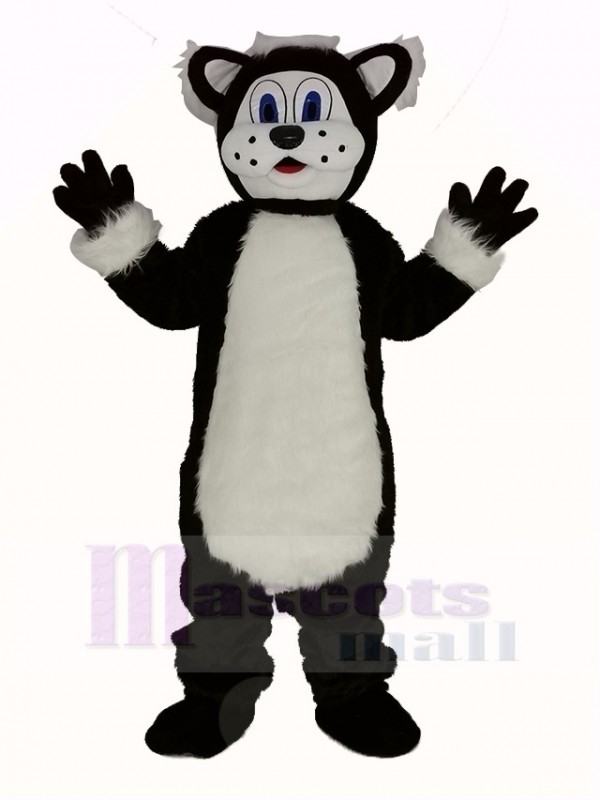 Noir et blanc Graisse Chat Mascotte Déguisements Animal