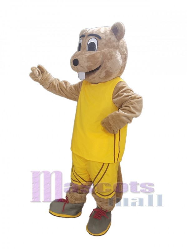 Gopher costume de mascotte