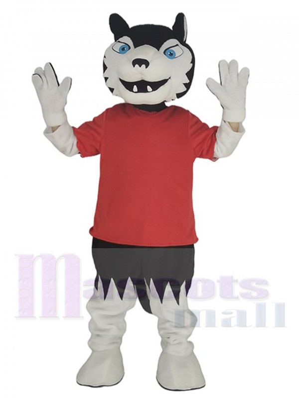 Loup maskottchen kostüm