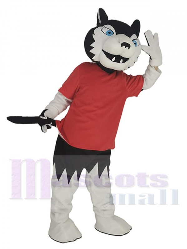 Loup maskottchen kostüm