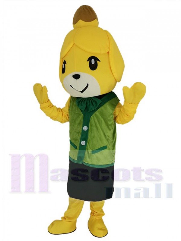 Animal Crossing Chien Shih Tzu Isabelle costume de mascotte