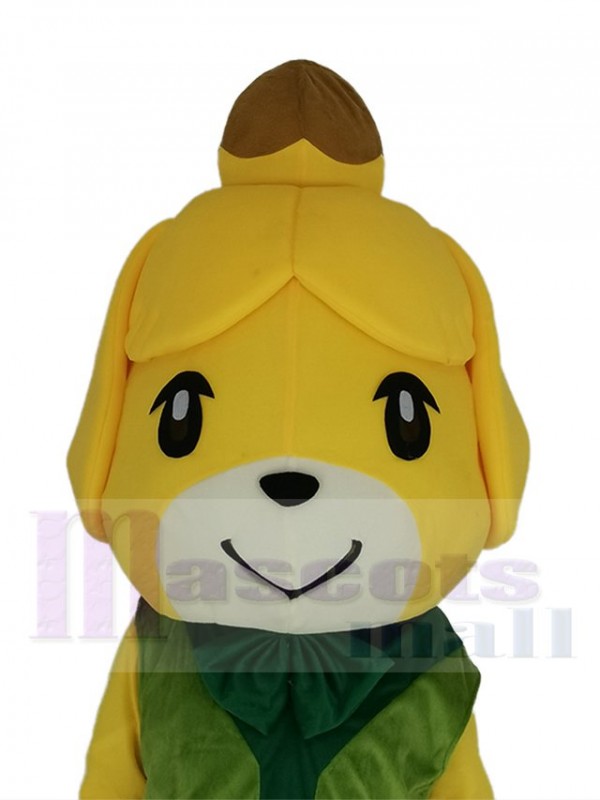 Animal Crossing Chien Shih Tzu Isabelle costume de mascotte
