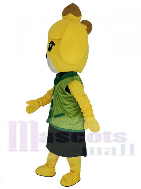 Animal Crossing Chien Shih Tzu Isabelle costume de mascotte