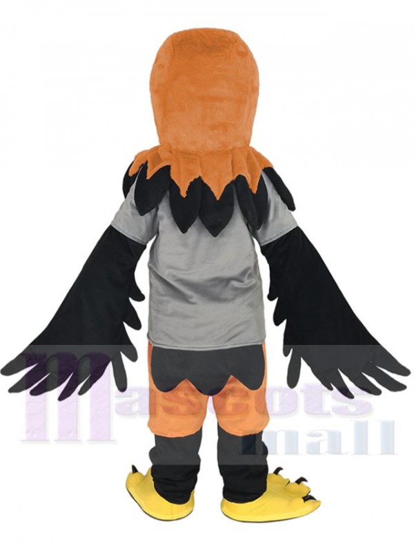 Faucon costume de mascotte