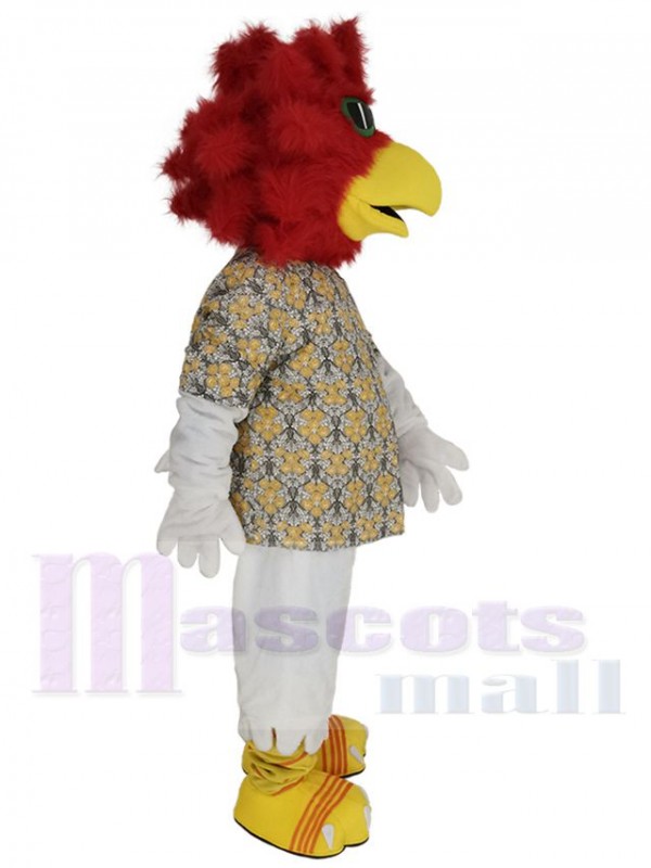 Coq costume de mascotte