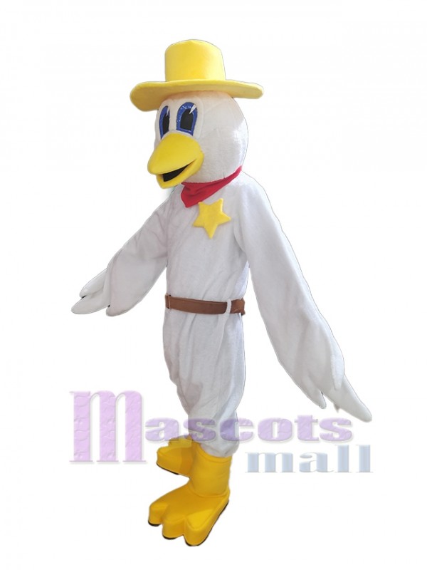 Poulet costume de mascotte