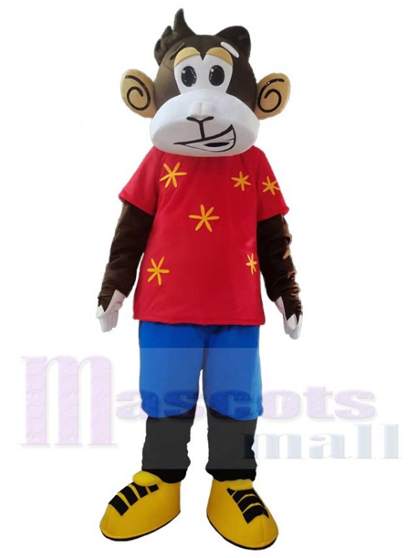 Singe costume de mascotte