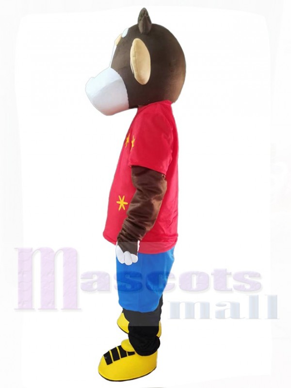 Singe costume de mascotte