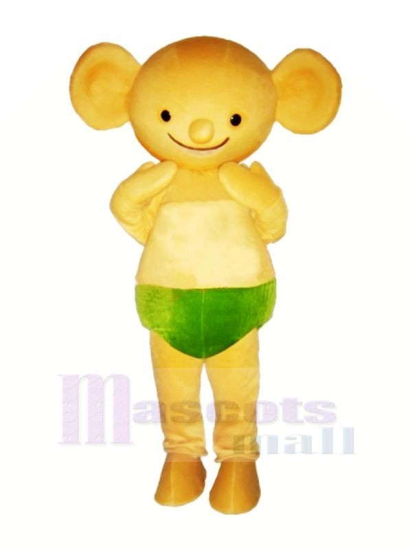 Jaune Bébé Koala Mascotte Les costumes Dessin animé