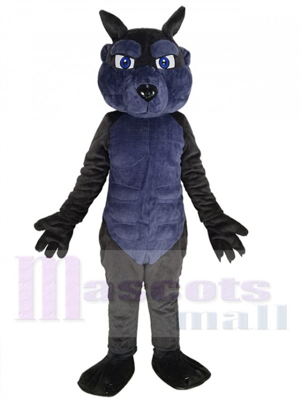 Loup costume de mascotte