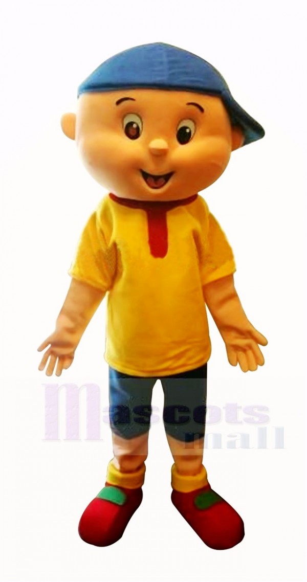Caillou Avec Bleu Chapeau Mascotte Déguisements Gens