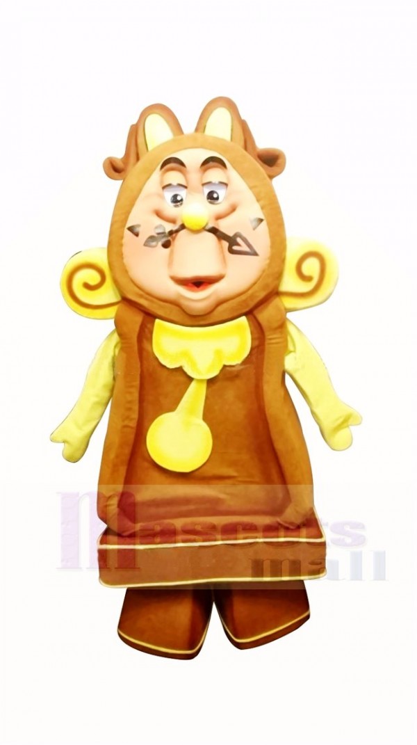 Cogsworth L'horloge Mascotte Costume Dessin animé