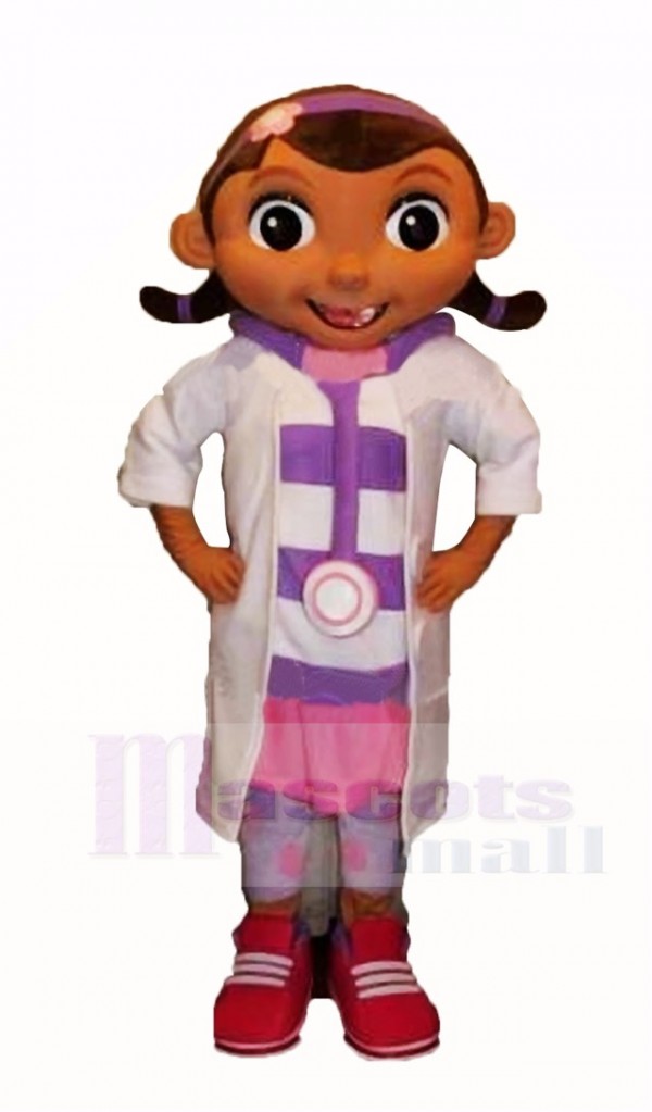 Drôle Doc Mcstuffins Mascotte Costume Dessin animé