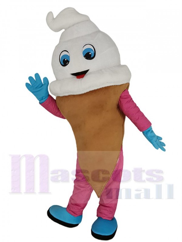 La glace Crème costume de mascotte