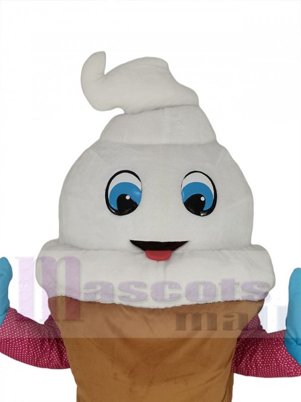 La glace Crème costume de mascotte