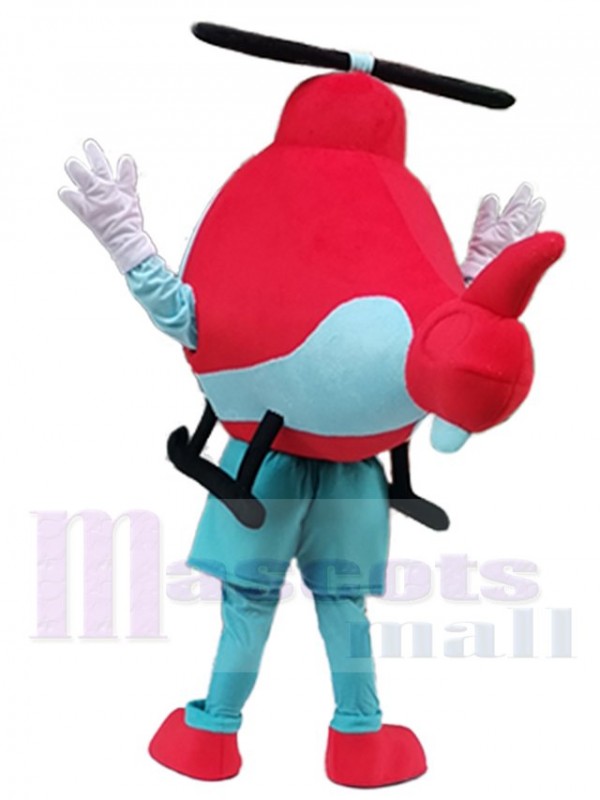 Hélicoptère costume de mascotte