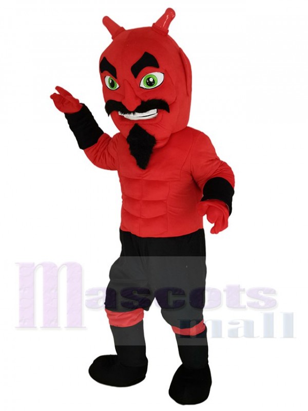 Diable costume de mascotte