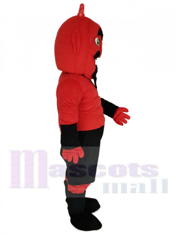 Diable costume de mascotte