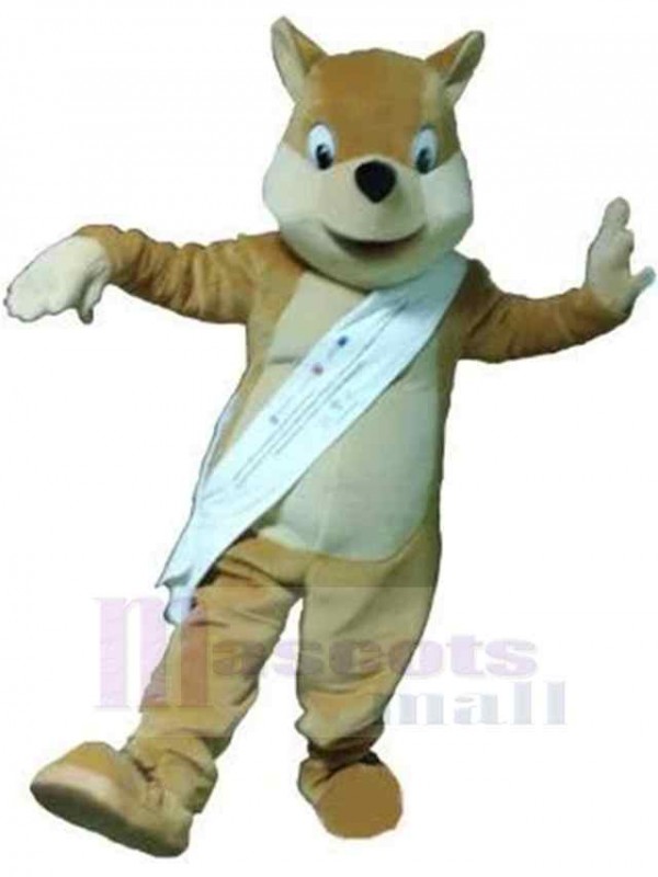 Chien costume de mascotte