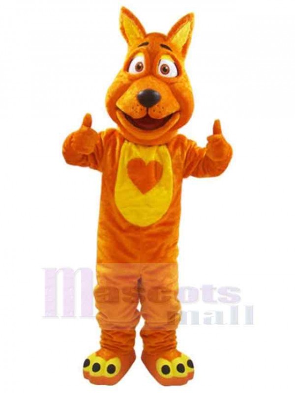 Chien costume de mascotte