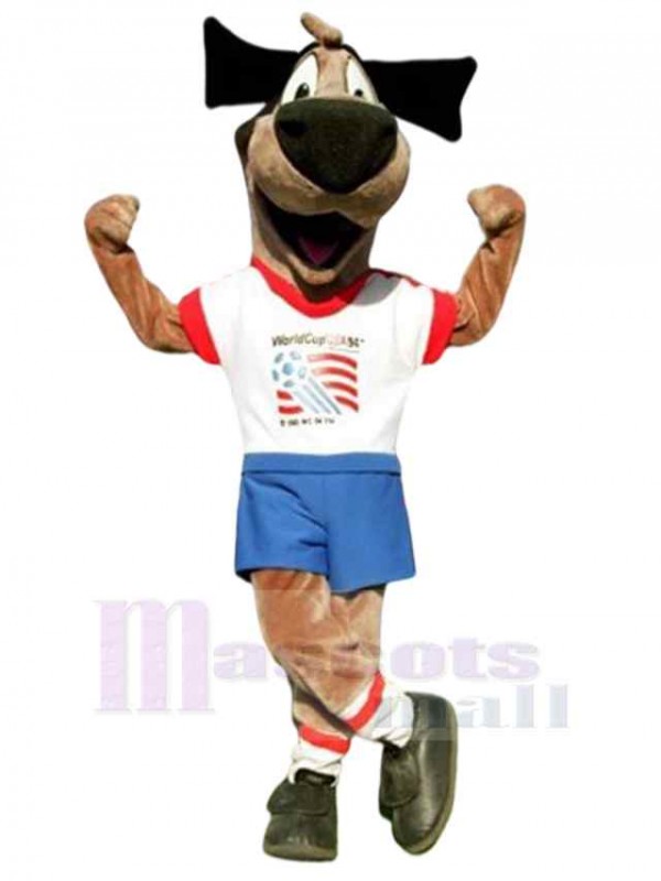 Chien costume de mascotte