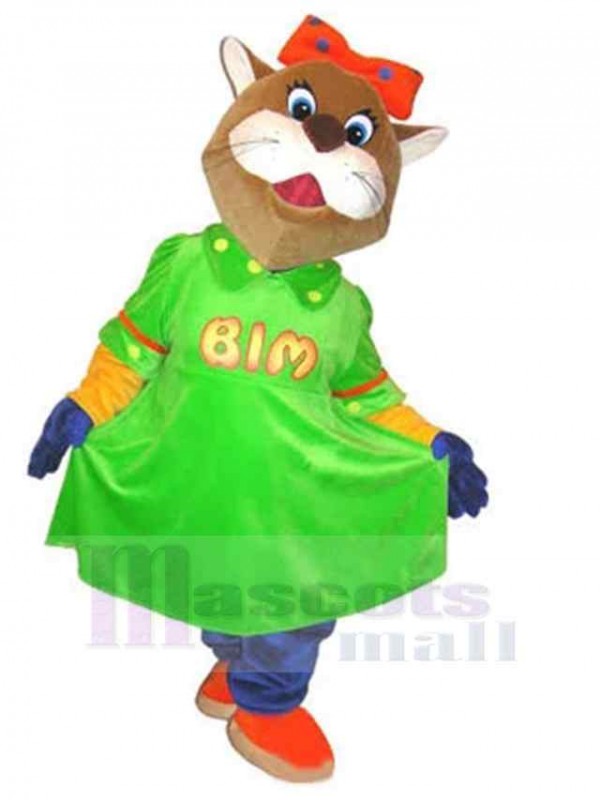 Chat costume de mascotte