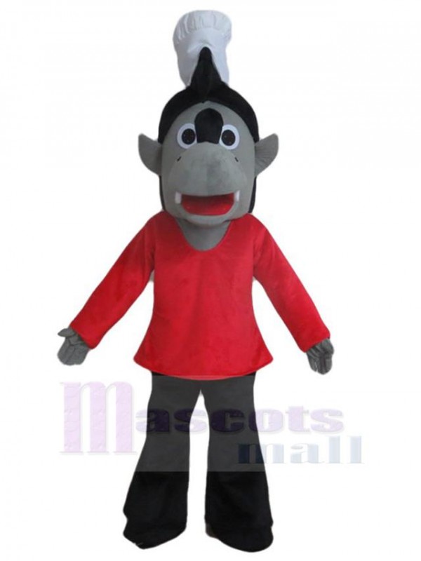 Loup costume de mascotte