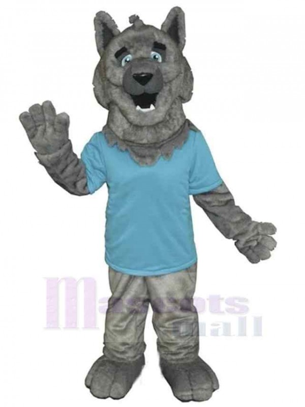 Loup costume de mascotte