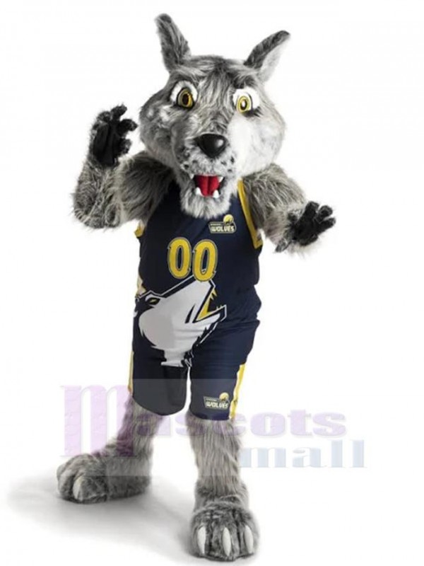 Loup costume de mascotte